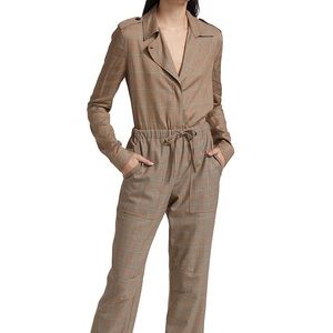 (A54) rag & bone Field Plaid Shirt, Color - Tan Multi, Size Medium